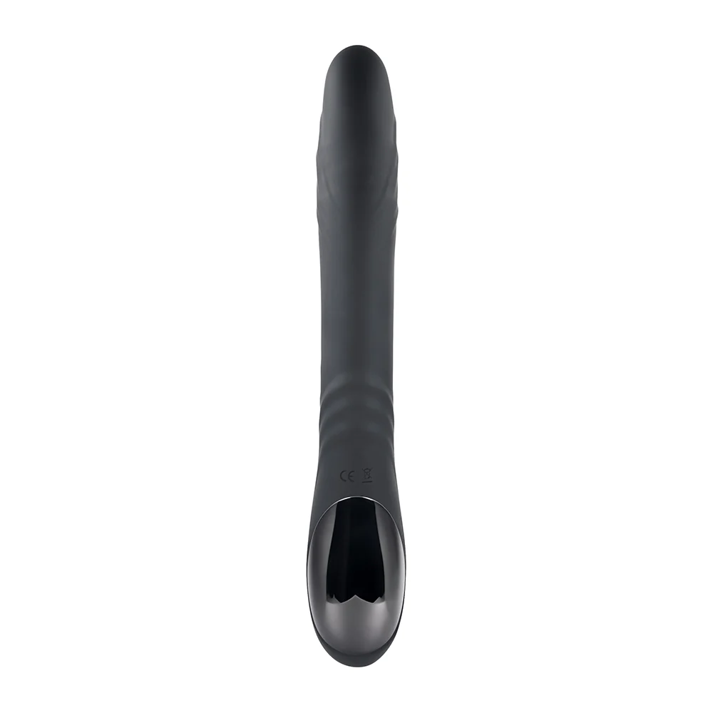Playboy Rapid Rabbit Rechargeable Silicone Dual Stimulation Vibrator Black - Image 5
