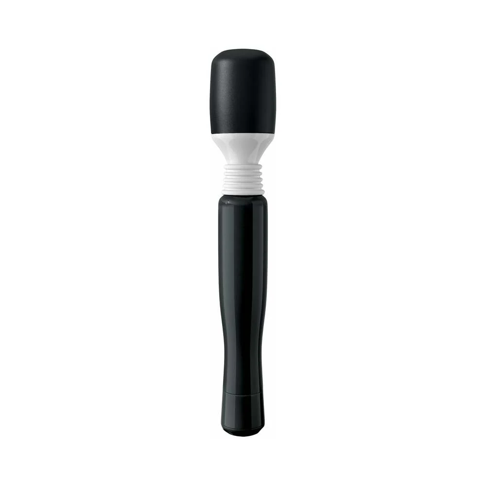 Mini Wanachi Waterproof Massager Flexible Silicone Wand Vibrator Black - Image 2
