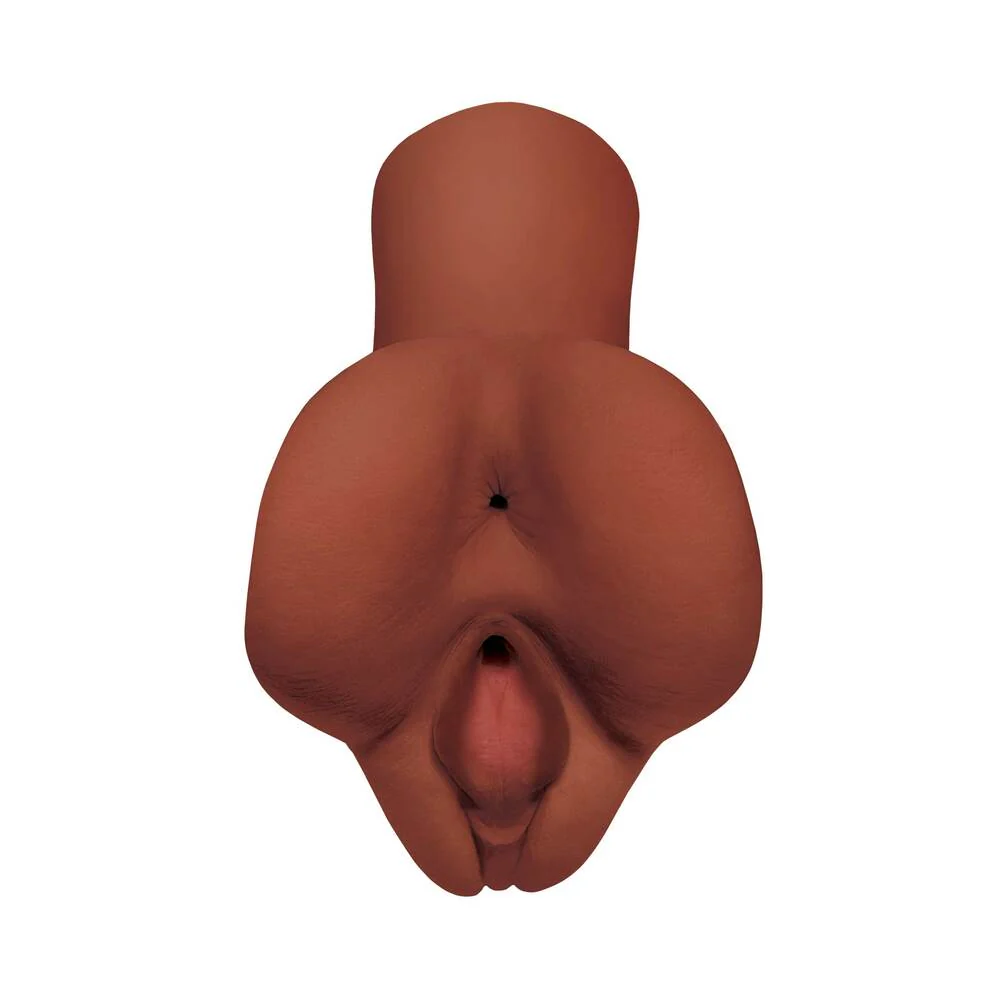 PDX Plus Pick Your Pleasure Dual Entry Stroker Brown - Image 2