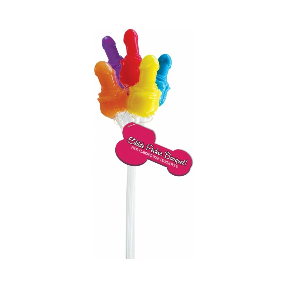 Pecker Candy Bouquet - 72pc Pail Display (12 Bundles) - Image 2