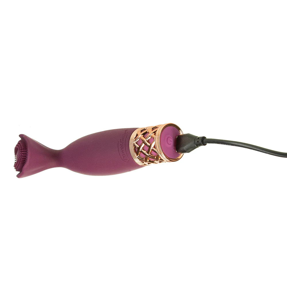 Pillow Talk Secrets Passion Rechargeable Silicone Clitoral Vibrator Wine - Image 8