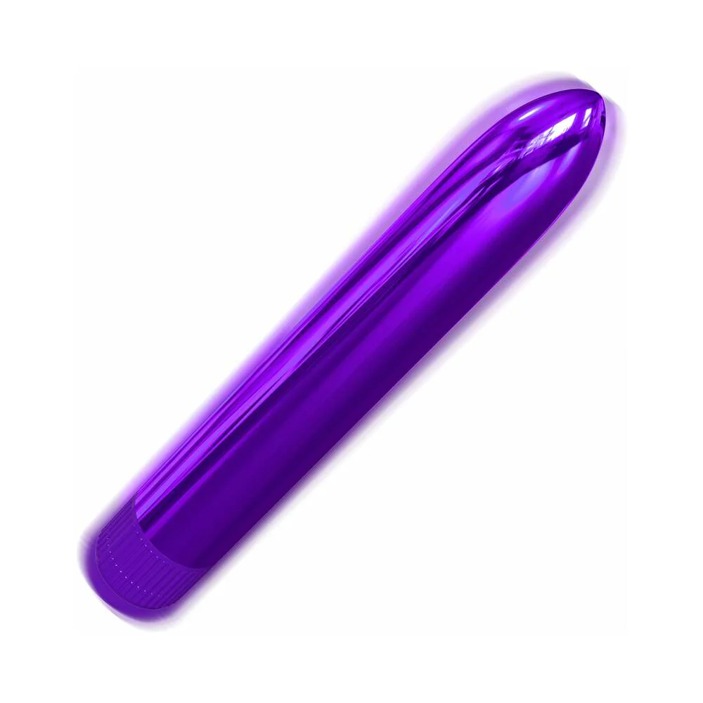 Classix Rocket Vibe 7 in. Slimline Vibrator Purple - Image 3