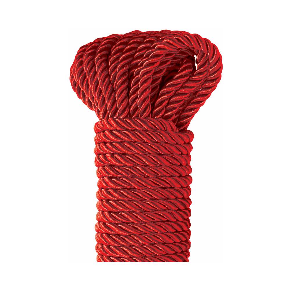 Fetish Fantasy Series Deluxe Silk Rope 9.75 m / 32 ft. Red - Image 2