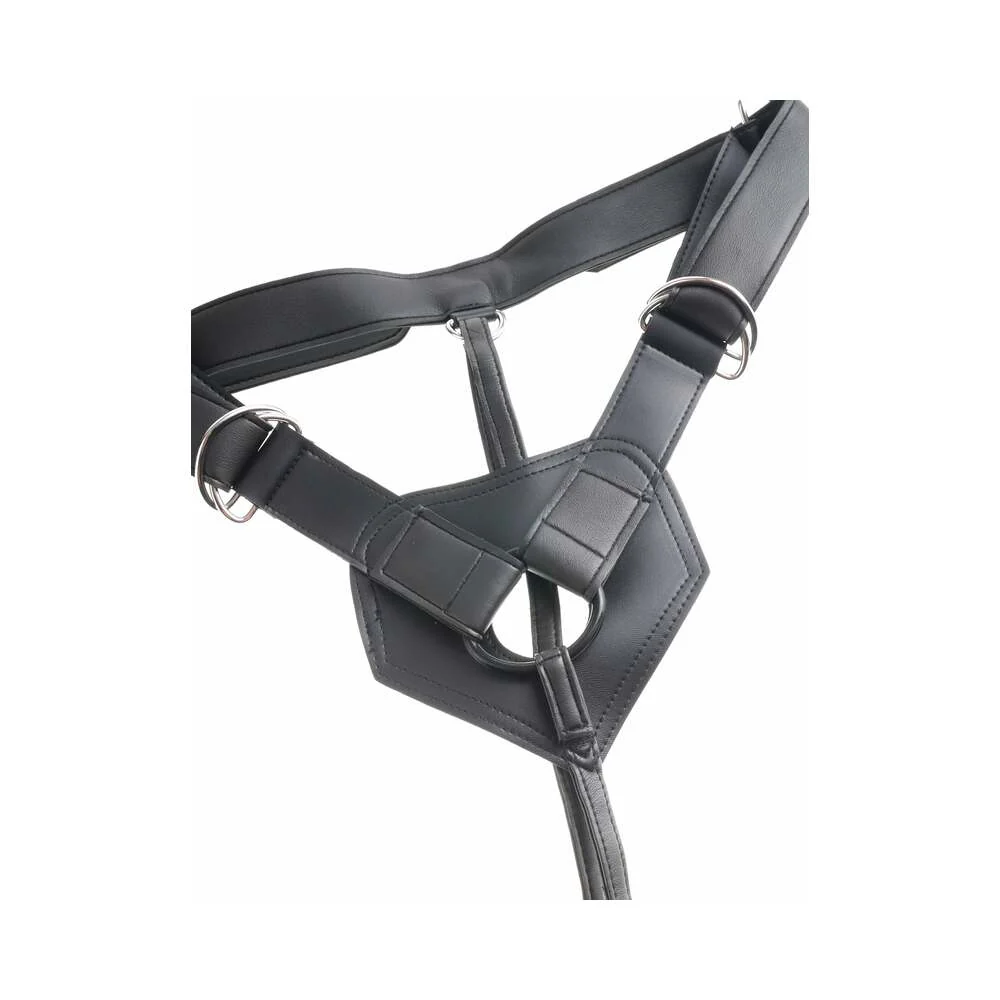 King Cock Strap-On Harness With 6 in. Cock Beige - Image 5