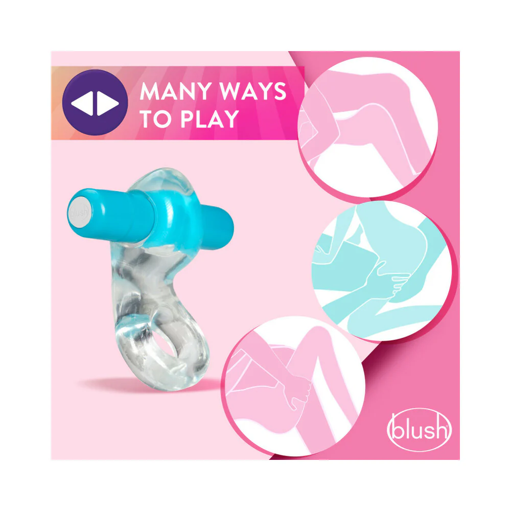 Play with Me Delight Vibrating C-Ring Blue - Image 3