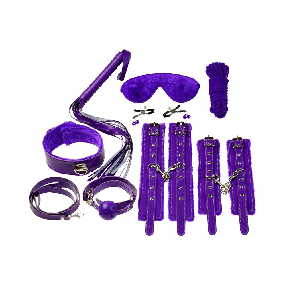 Ple'sur 12-Piece Everything Bondage Kit Purple - Image 2