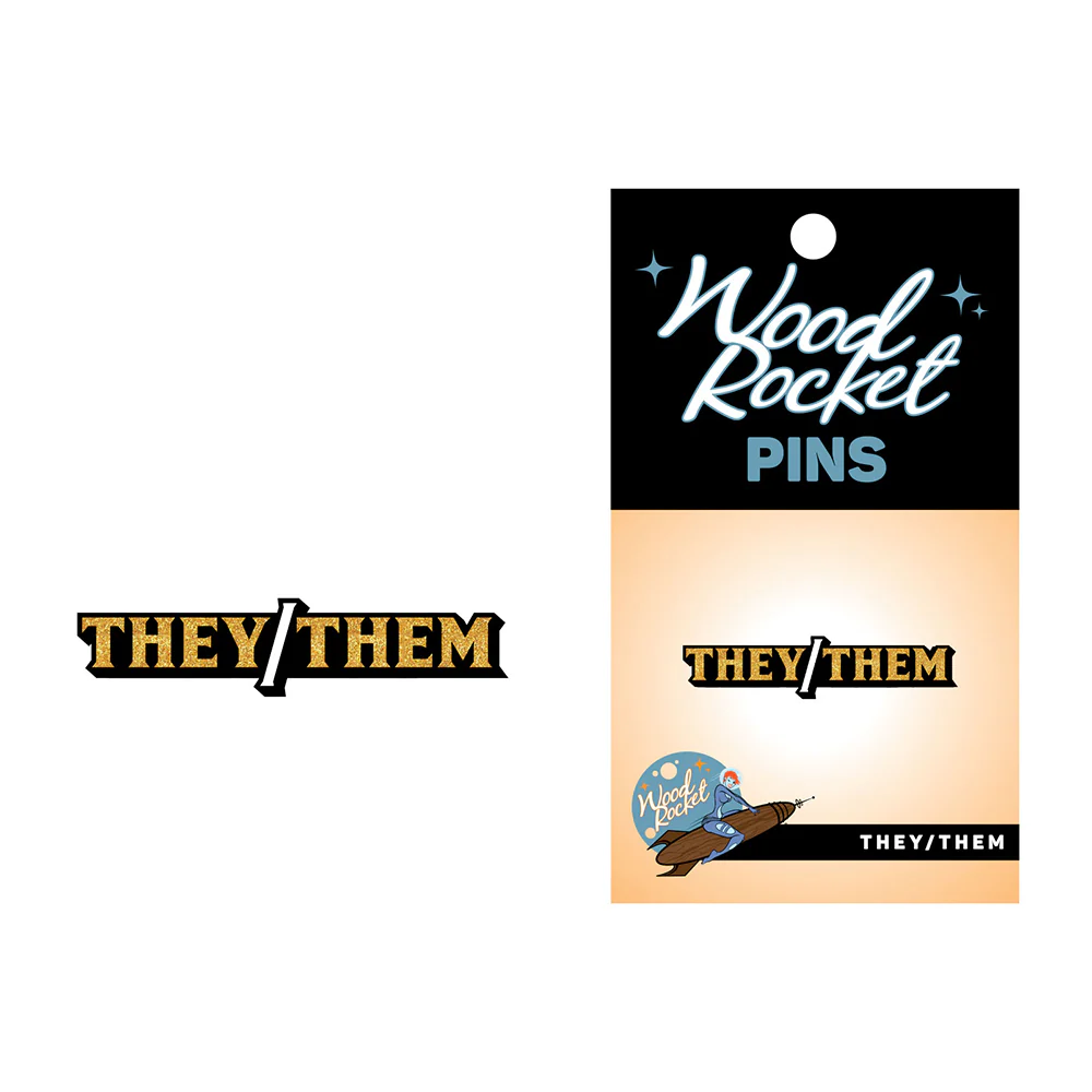Pronoun They/Them Pin