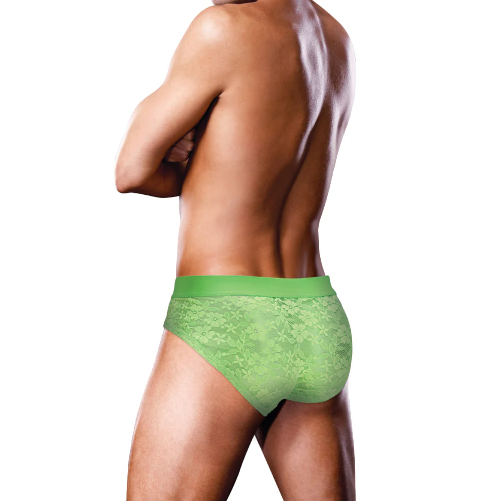Prowler Lace Brief Neon Green 2XL - Image 3