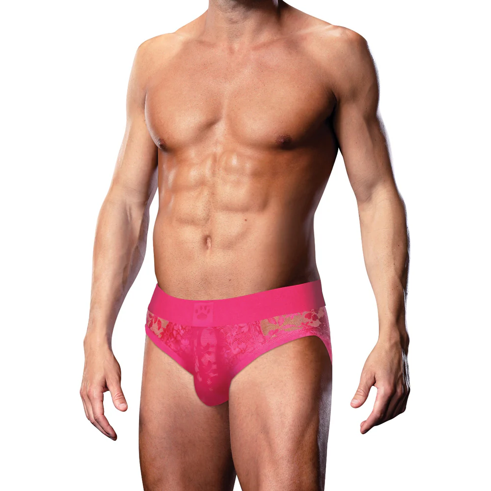 Prowler Lace Brief Pink XL - Image 2