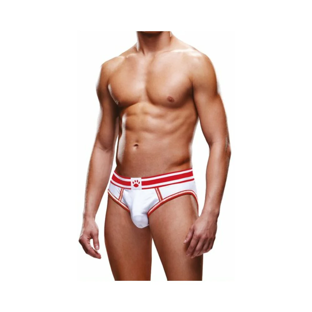 Prowler Open Brief White/Red M - Image 2