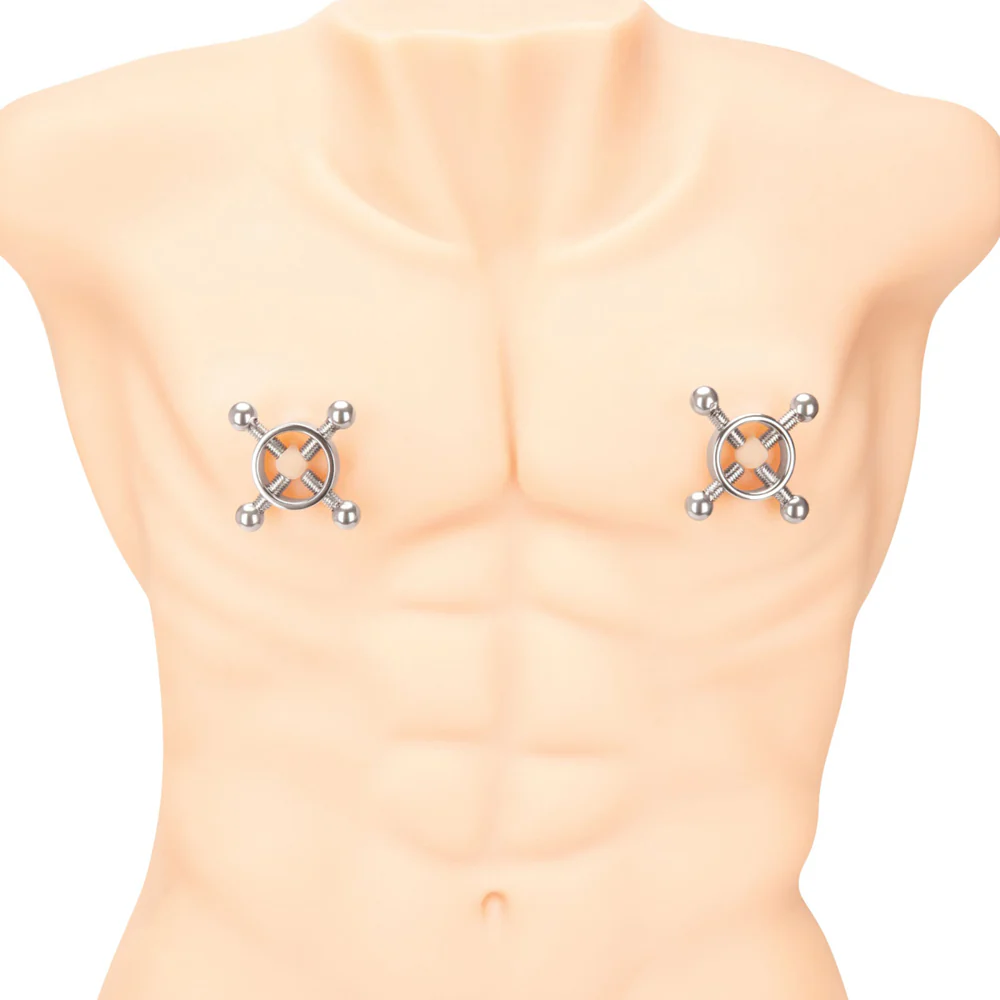 Prowler RED 4 Way Screw Nipple Clamp Set - Image 3