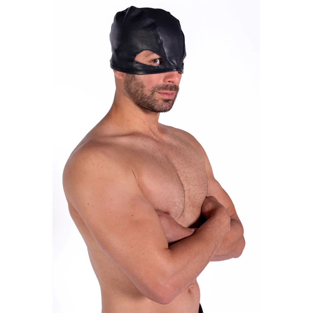 Prowler RED Leather Executioners Hood - Image 2