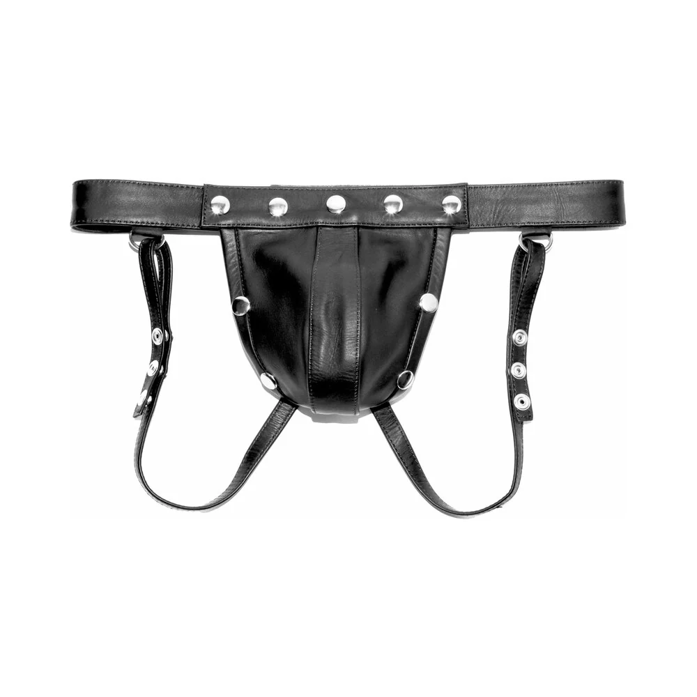 Prowler RED Leather Harness Jock Strap M - Image 5