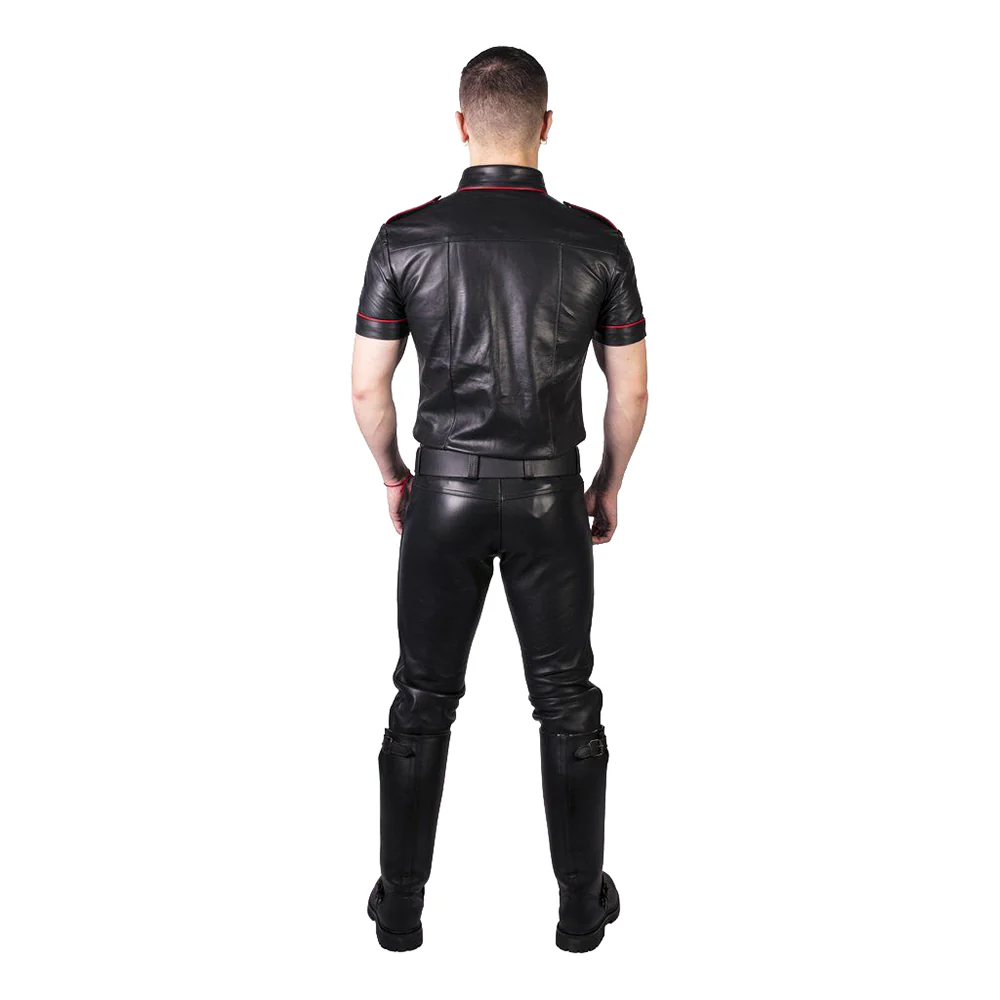 Prowler RED Leather Jeans Black 33 in. - Image 3