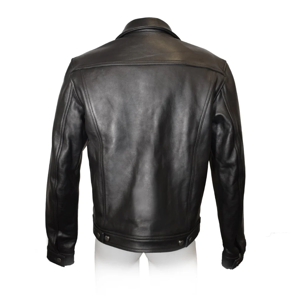 Prowler RED Leather Trucker Jacket M - Image 3
