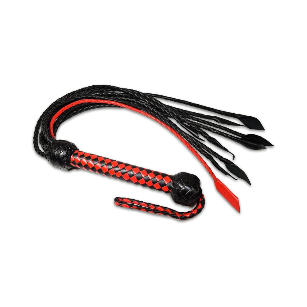 Prowler RED Short Handle Flogger Black/Red - Image 2