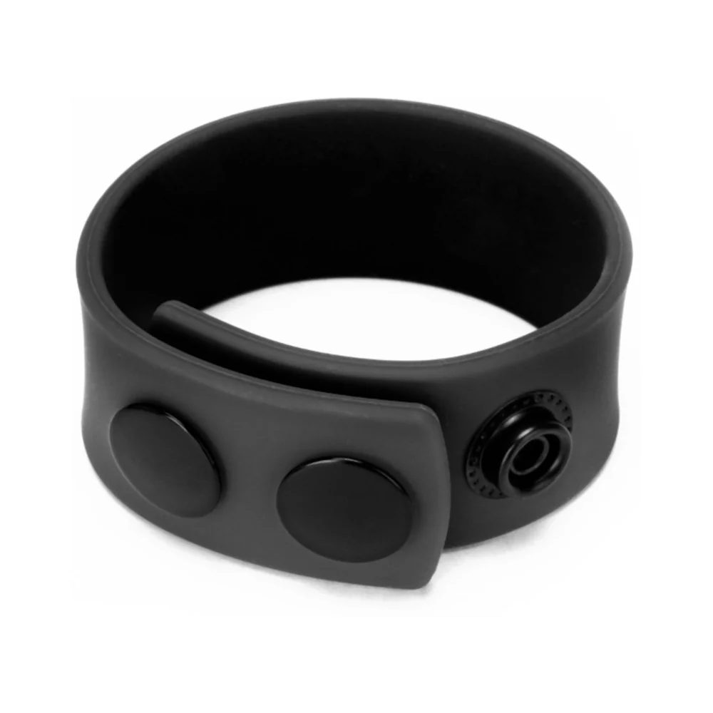 Prowler RED Silicone Cock Strap Black - Image 2
