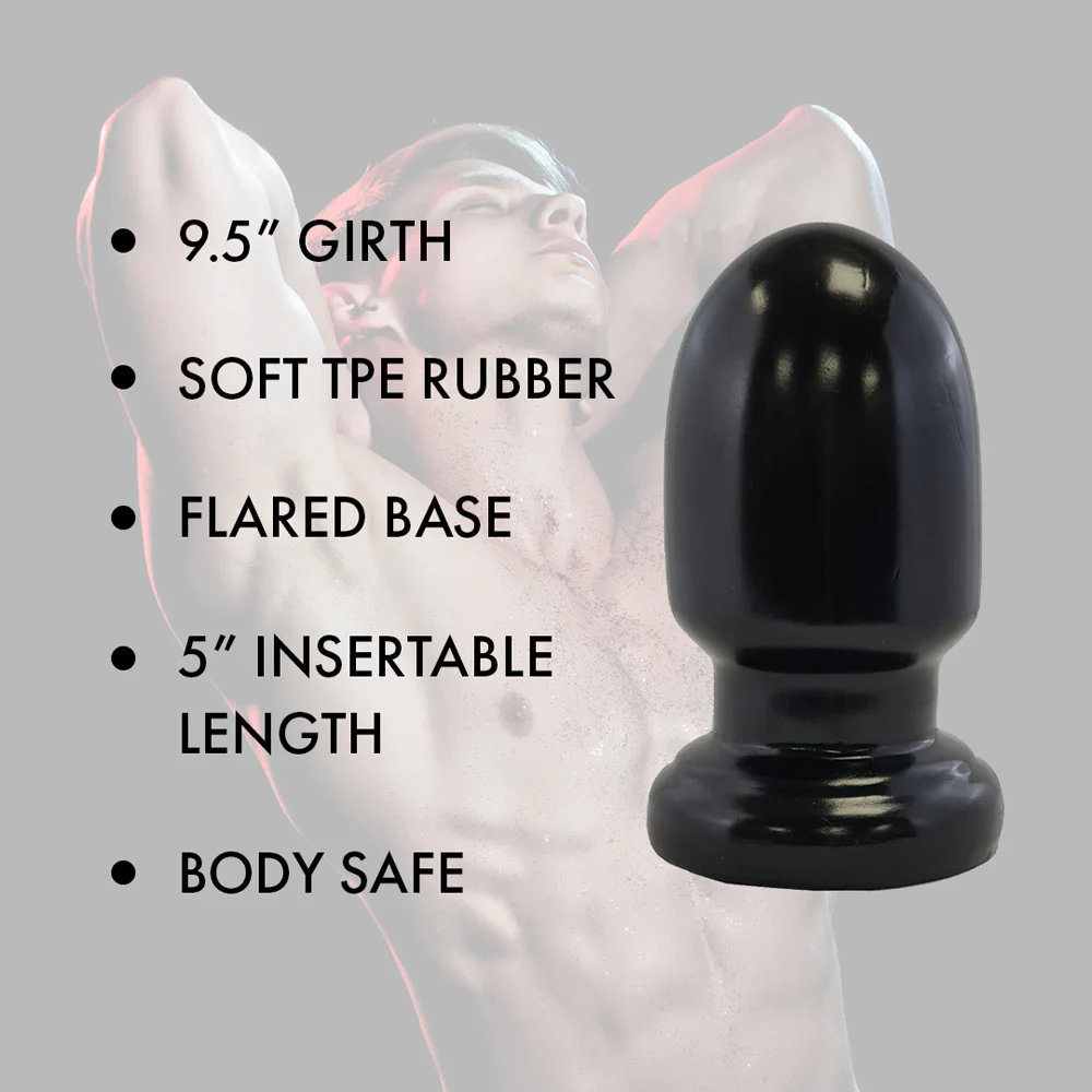Prowler RED Thud 5 in. Anal Plug Black - Image 2