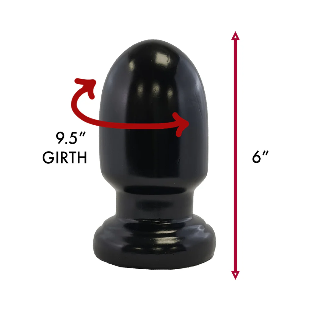 Prowler RED Thud 5 in. Anal Plug Black - Image 3
