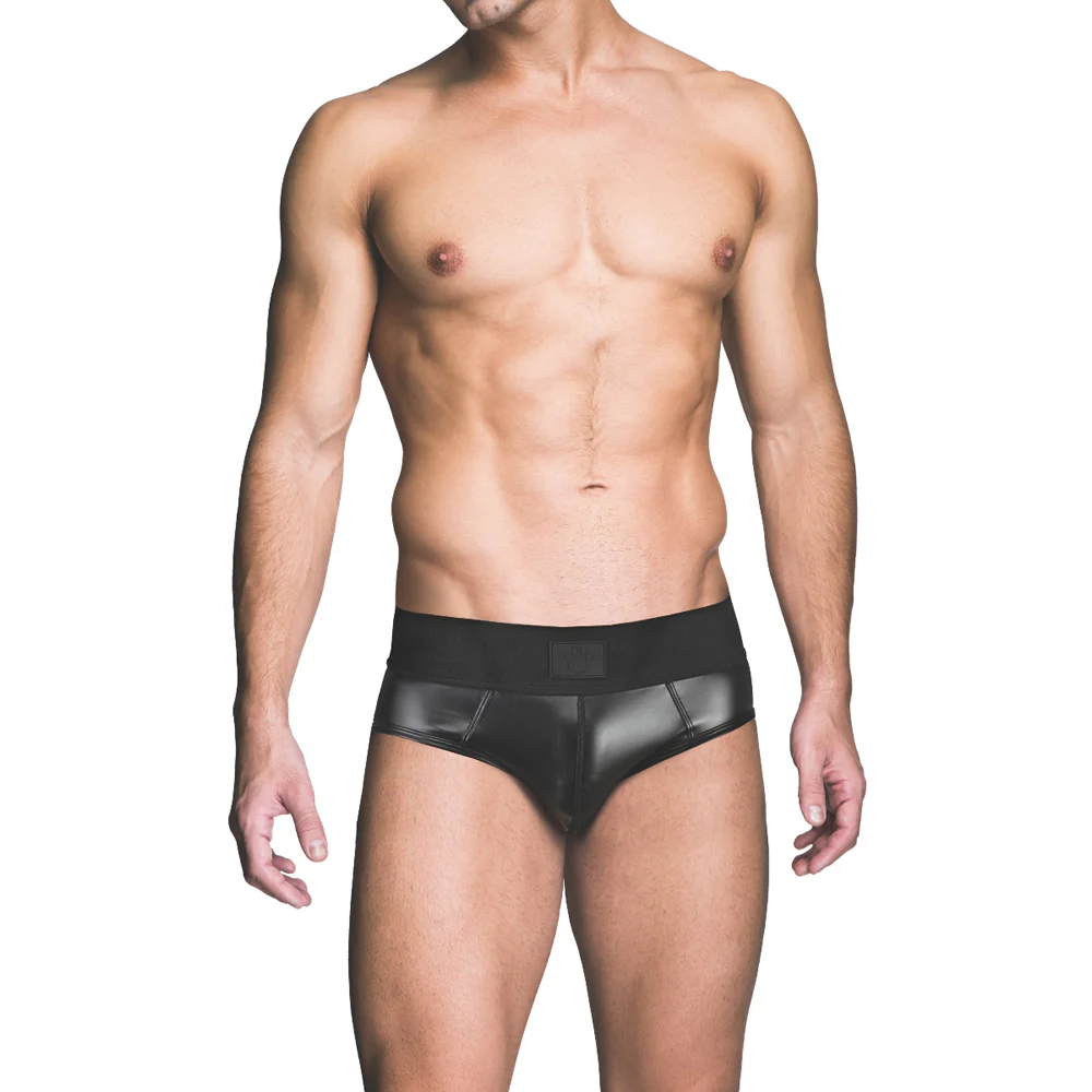 Prowler RED Wetlook Assless Brief Black M - Image 2