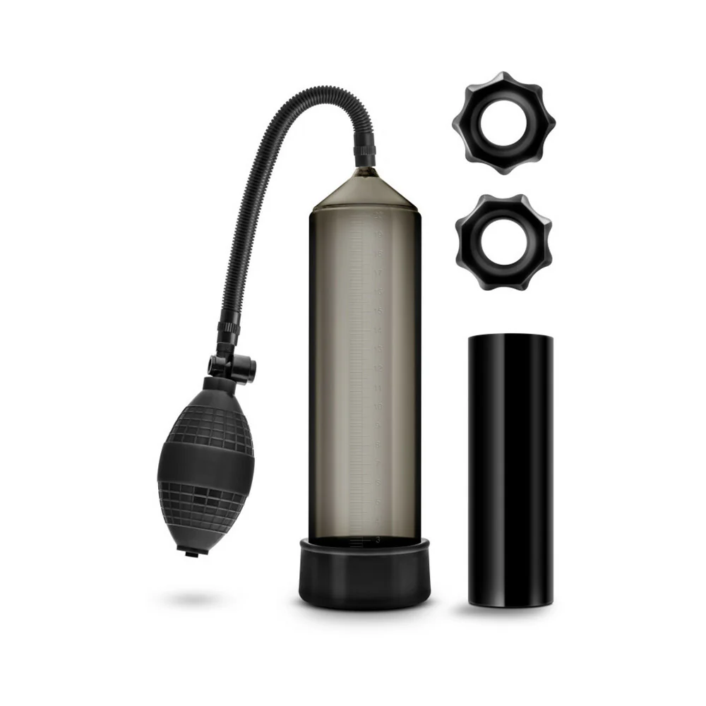 Quickie Kit Thick Cock Pump, Stroker & 2-Piece Cockring Set Black - Image 3