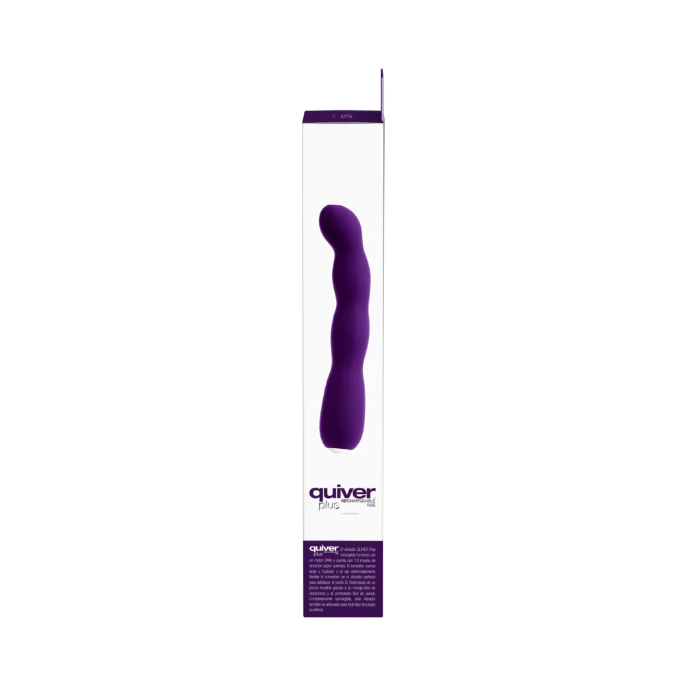 VeDO Quiver Plus Rechargeable Vibe Deep Purple - Image 7
