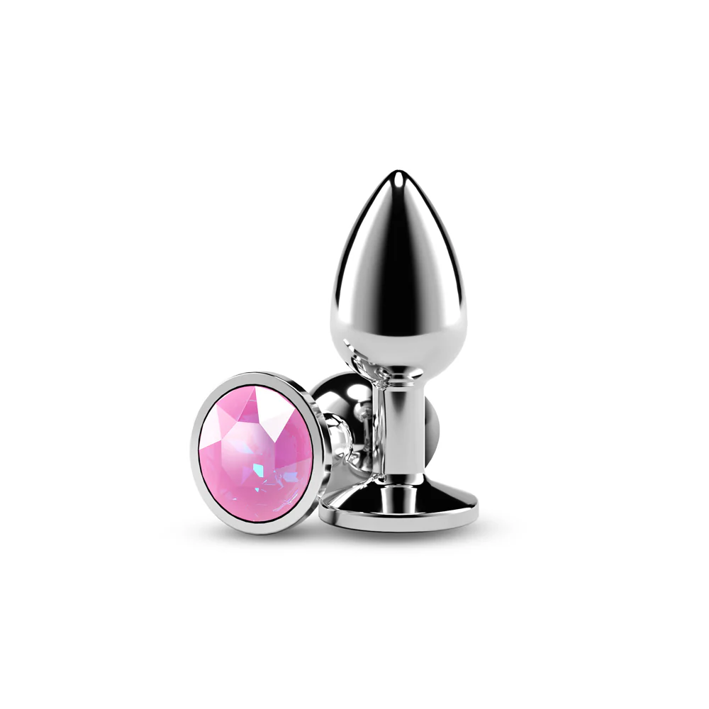 Rear Assets Silver Small Pink Gem - Image 2