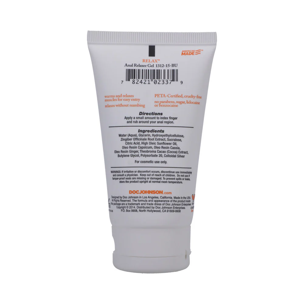 Relax Anal Relaxer 2oz Bulk - Image 2