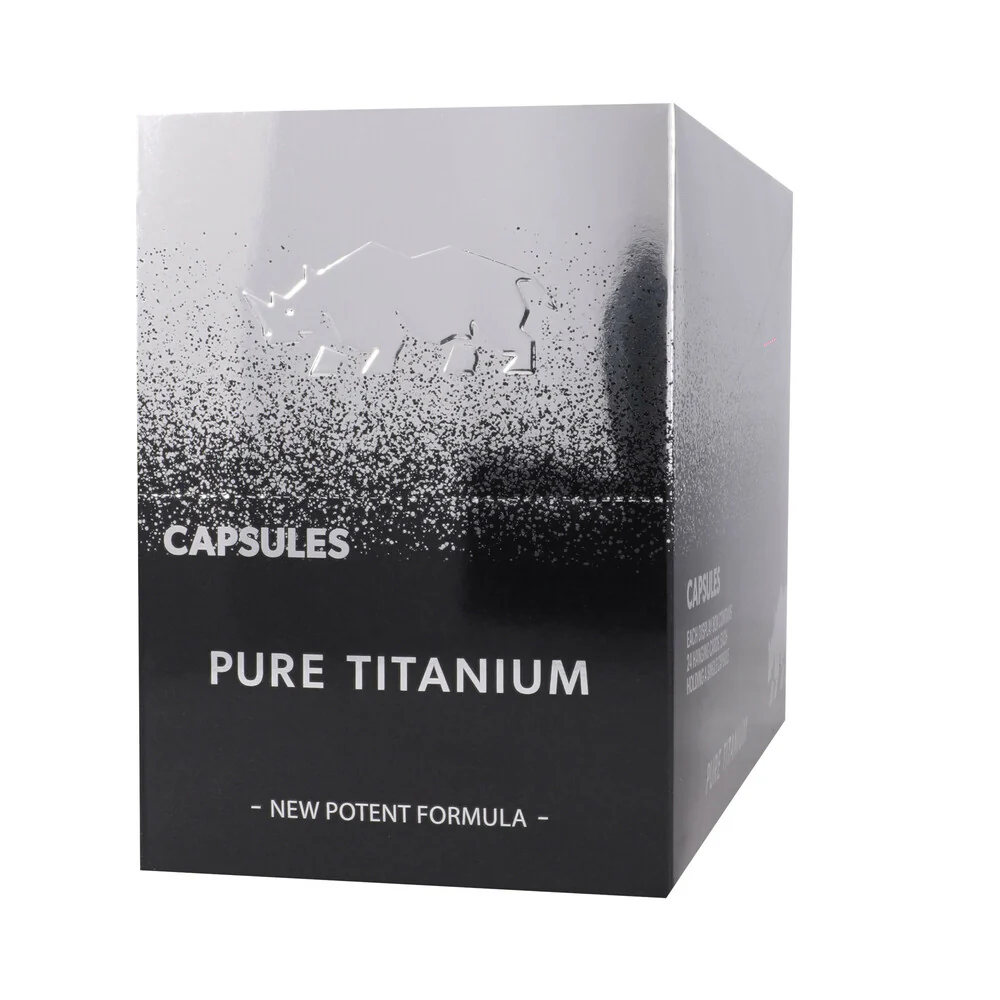 Rhino Pure Titanium Capsules 24-Pack Display - Image 3