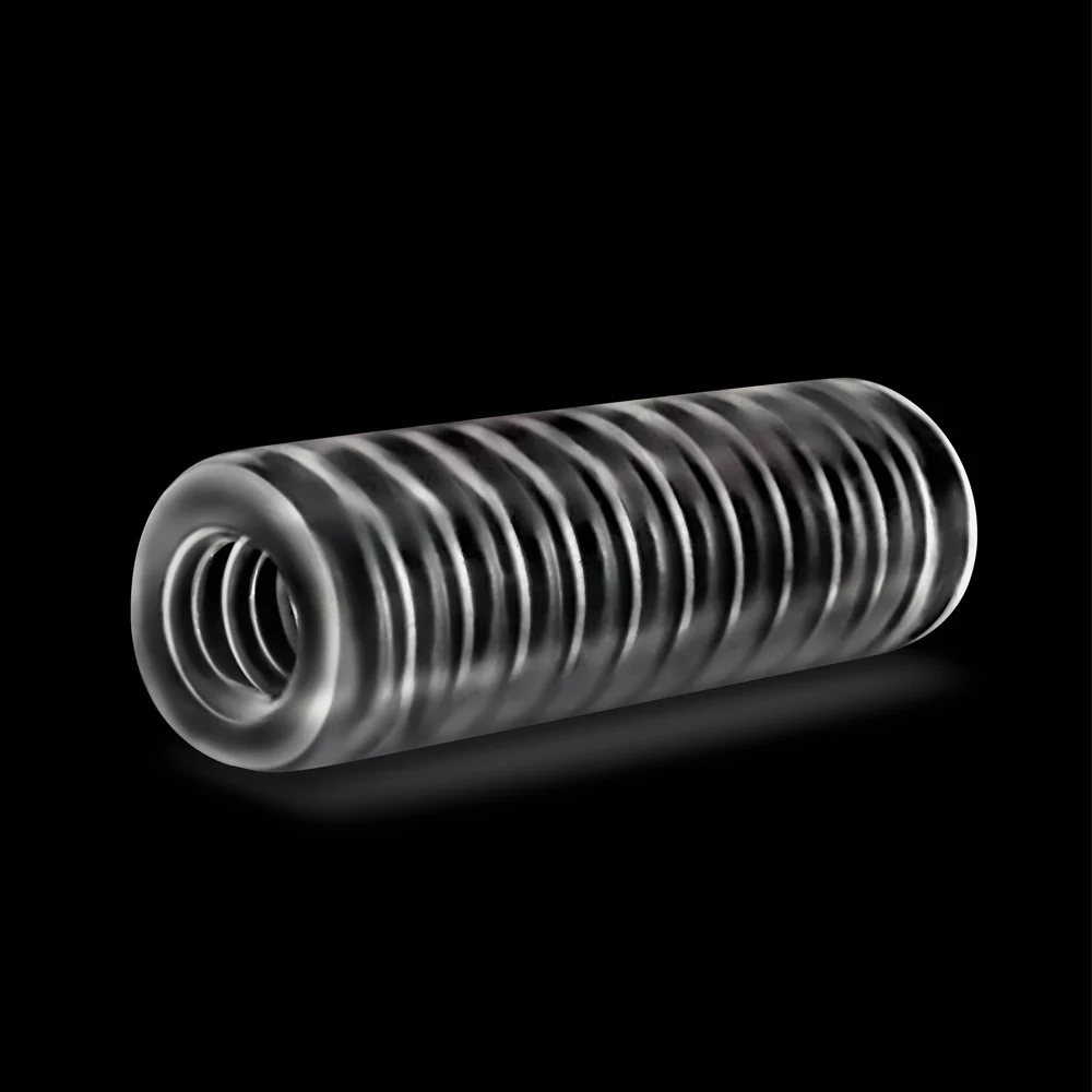 RIZE! Ribz Glow in the Dark Self-Lubricating Stroker Clear - Image 3