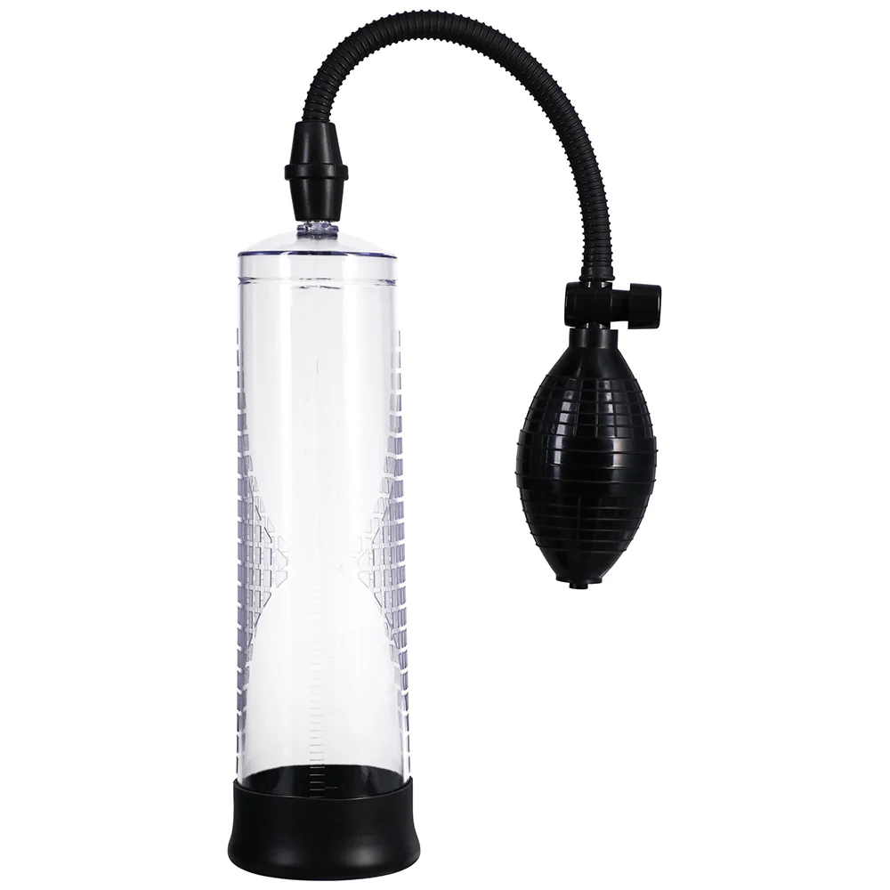 Rock Solid Classic Penis Pump Black/Clear - Image 4