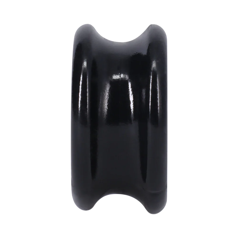 Rock Solid Convex Black C Ring in a Clamshell - Image 4