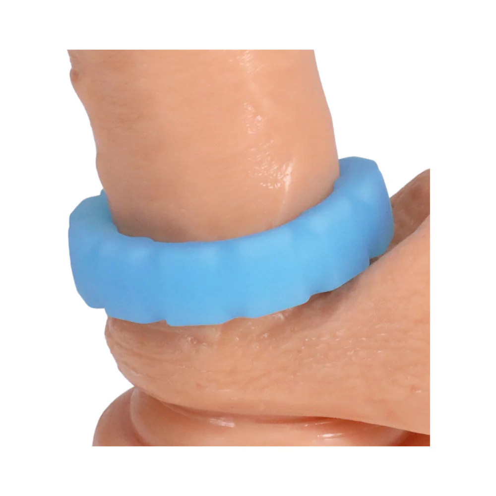 Rock Solid Sila-Flex Glow-in-the-Dark The Tire C-Ring Blue - Image 6