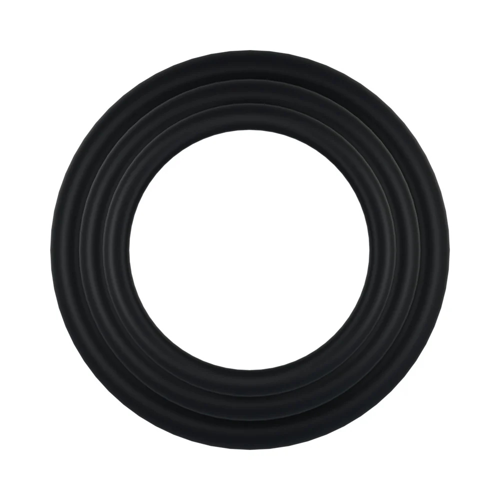 Rock Solid Tri-Pack Rubber Gasket (1.25in, 1.5in, 2in) Black - Image 2