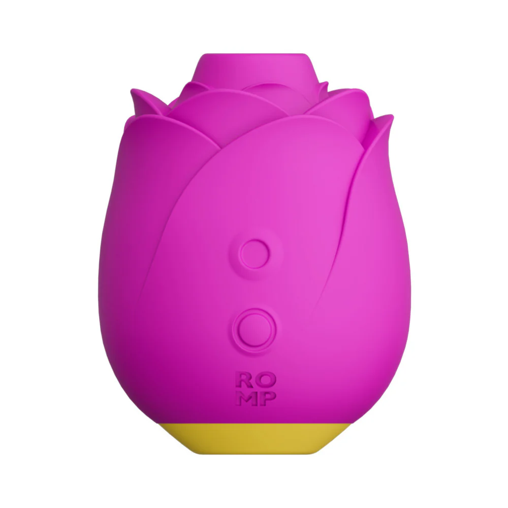 ROMP Rose Rechargeable Silicone Pleasure Air Clitoral Vibrator Pink - Image 3