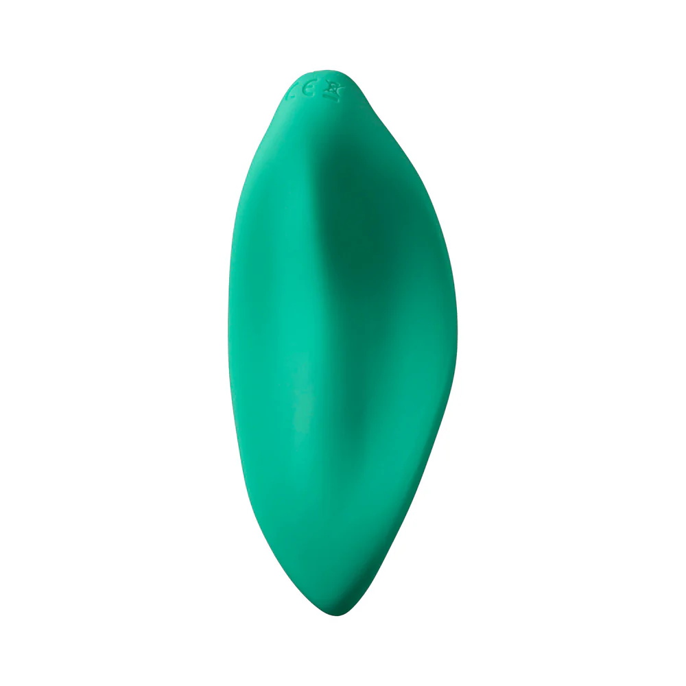 ROMP Wave Rechargeable Silicone Lay-On Vibrator Mint - Image 4