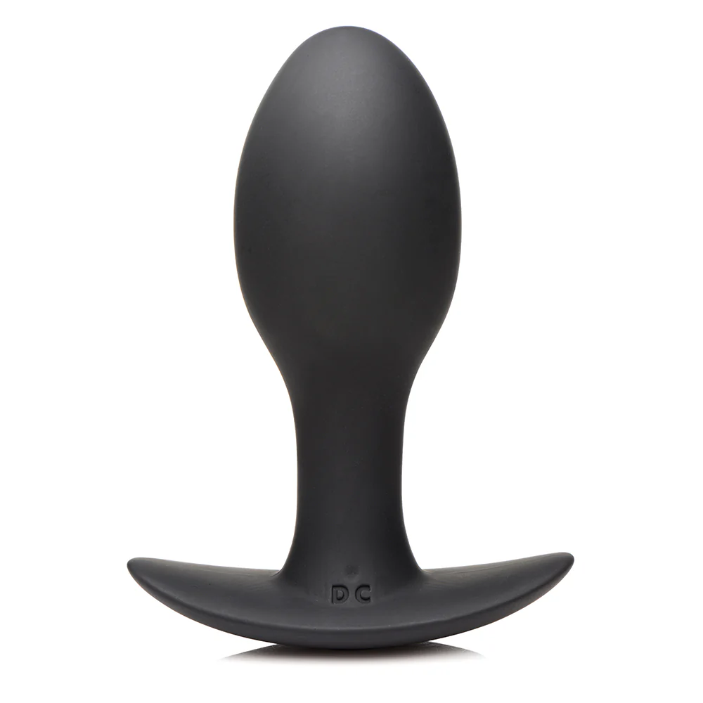 Curve Toys Rooster Rumbler Vibrating Silicone Anal Plug Large Black - Image 2