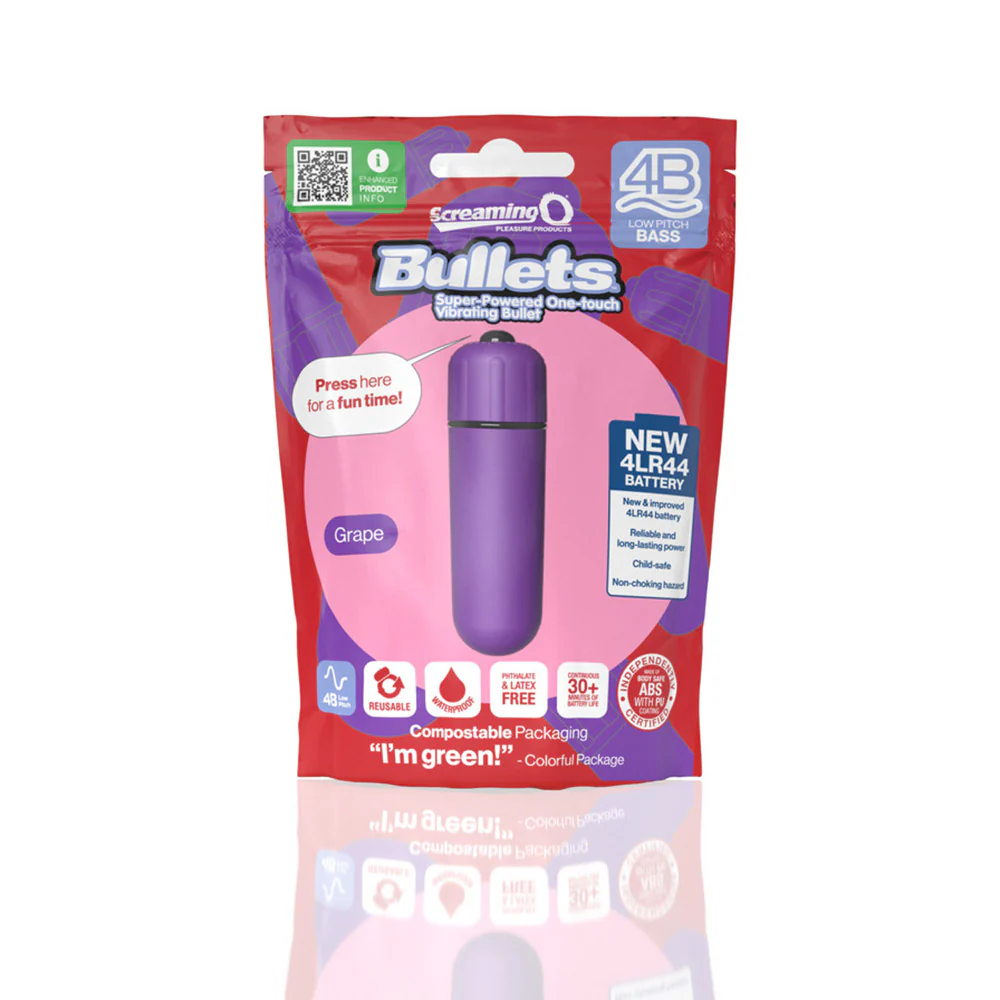 Screaming O 4B Bullet Vibrator Grape - Image 4