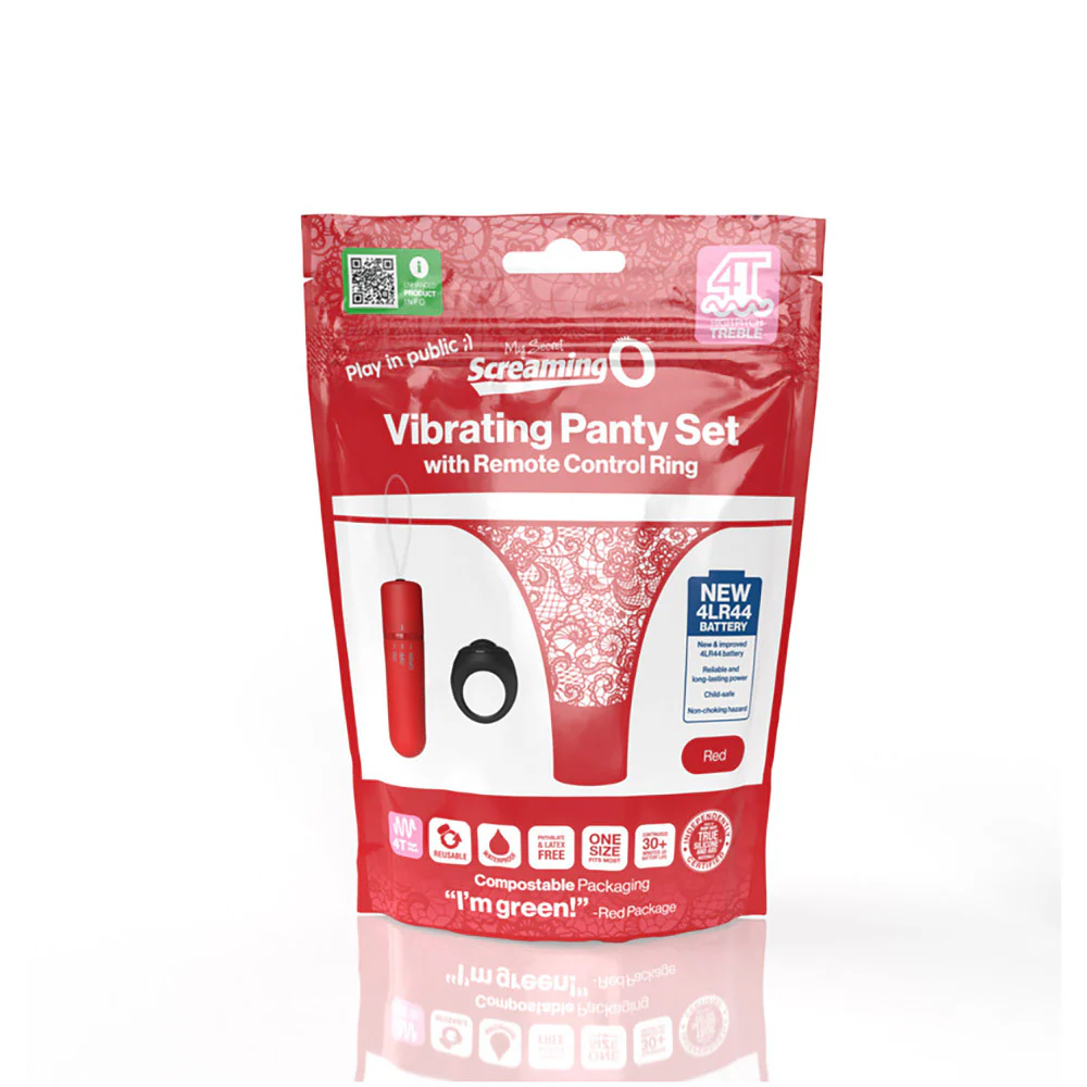 Screaming O My Secret Screaming O 4T Panty Vibe Red - Image 5
