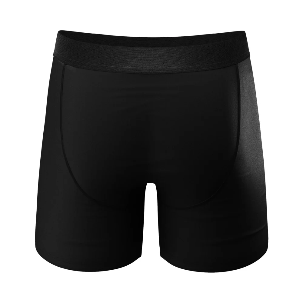 Shinesty The 009 Black Tuxedo Ball Hammock Pouch Underwear with Fly L - Image 3