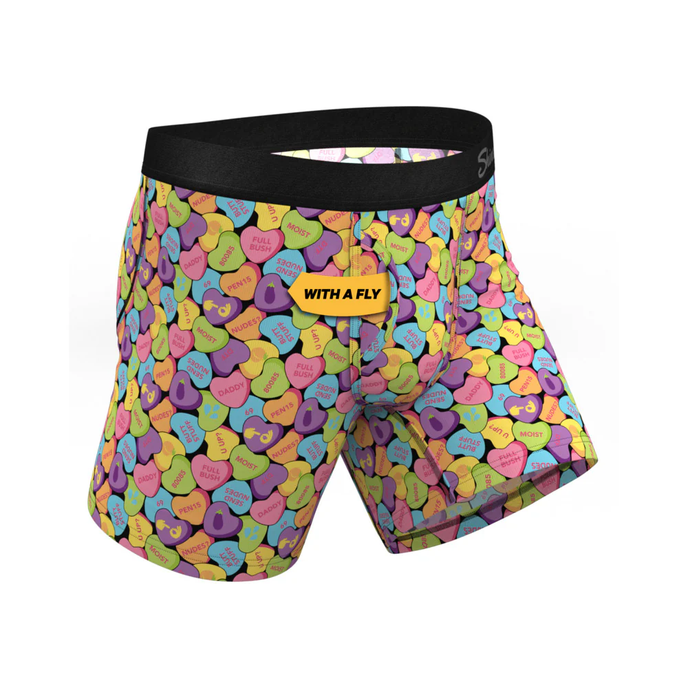 Shinesty The Candy Crush Candy Hearts Ball Hammock Pouch Underwear with Fly L - Image 2