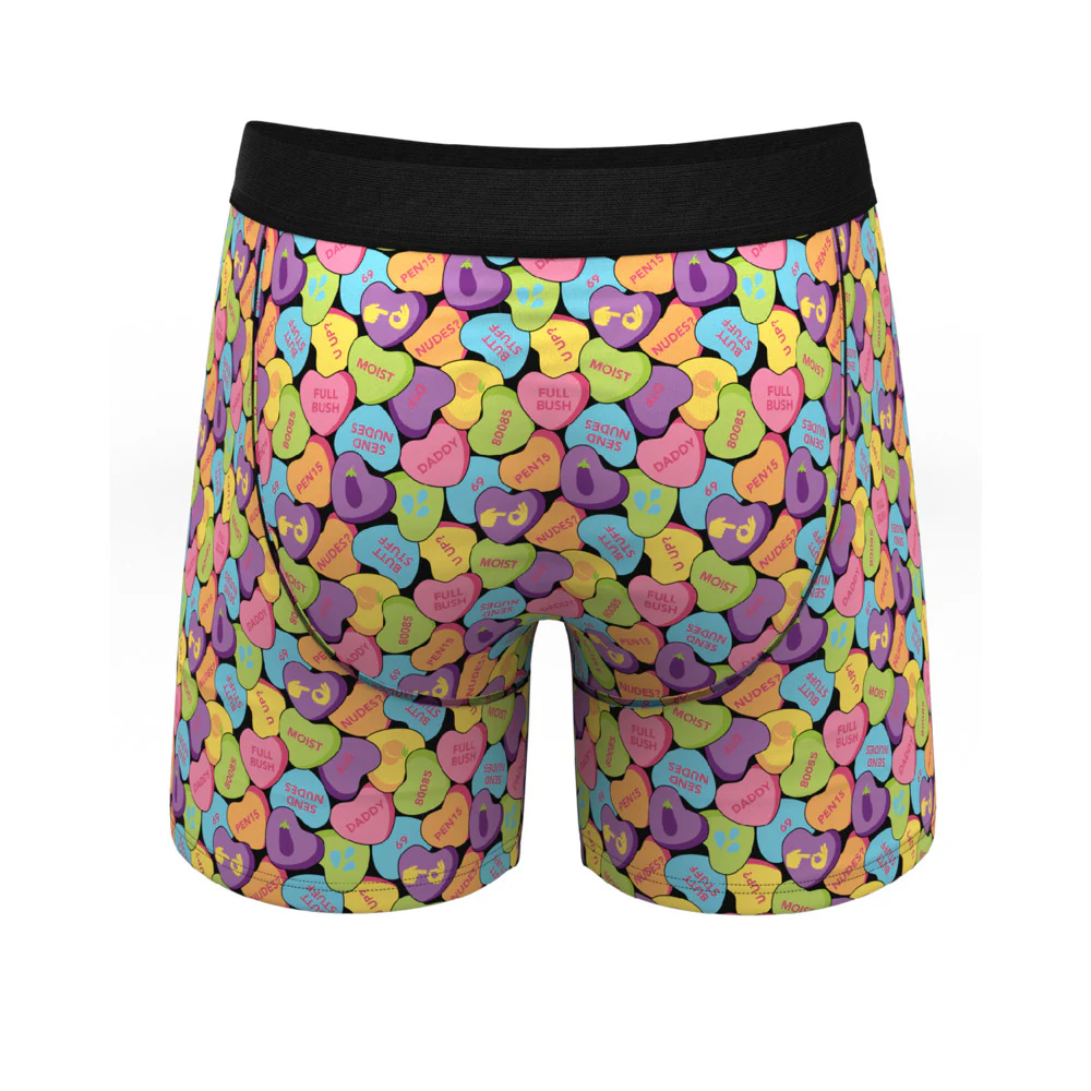 Shinesty The Candy Crush Candy Hearts Ball Hammock Pouch Underwear with Fly XL - Image 3