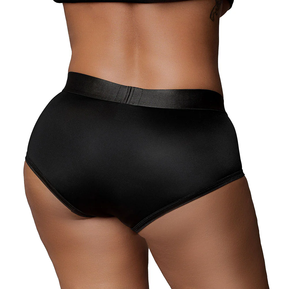 Ouch! Vibrating Strap-on Brief Black XL/2XL - Image 3
