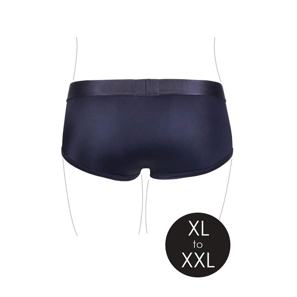 Ouch! Vibrating Strap-on Brief Black XL/2XL - Image 6