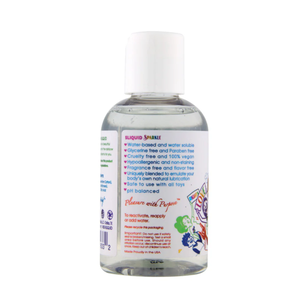 Sliquid Naturals Sparkle Pride Water-Based Lubricant 4.2 oz. - Image 3