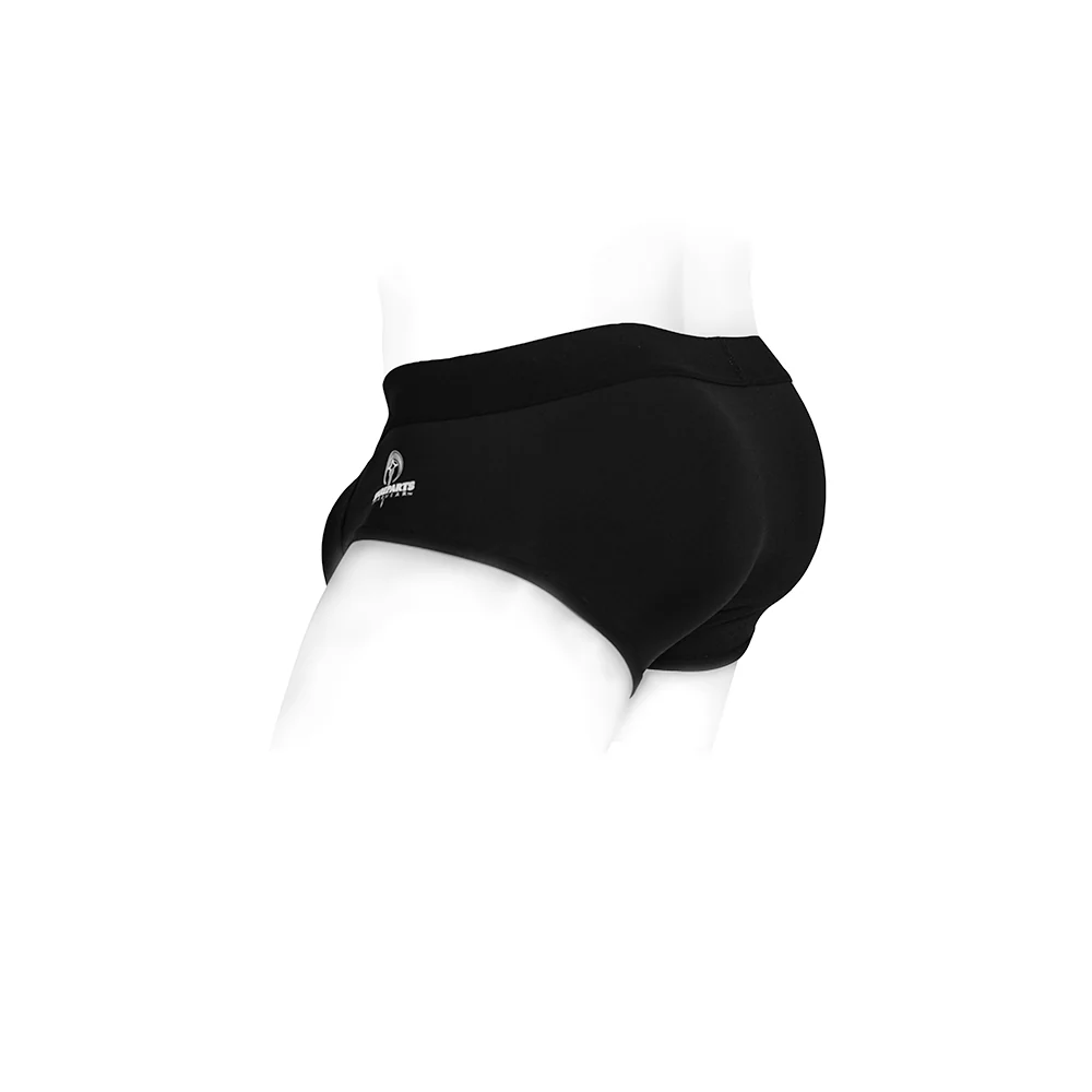 SpareParts Pete Briefs Nylon Packing Underwear Black Size S - Image 3