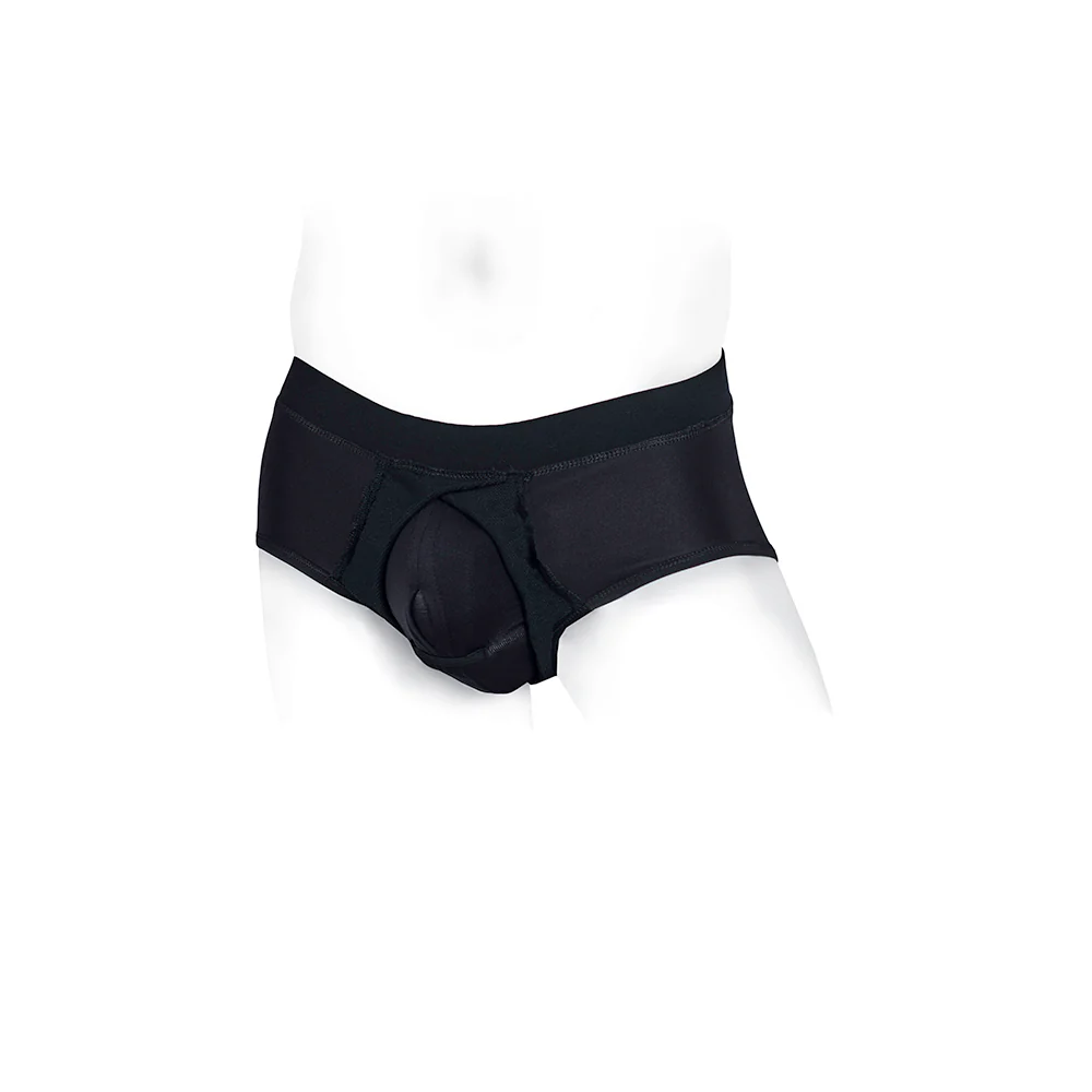 SpareParts Pete Briefs Nylon Packing Underwear Black Size S - Image 5
