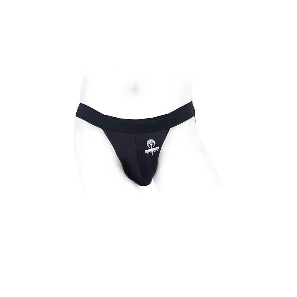 SpareParts Pete Freestyle Nylon Packing Jock Black Size 2XL - Image 2