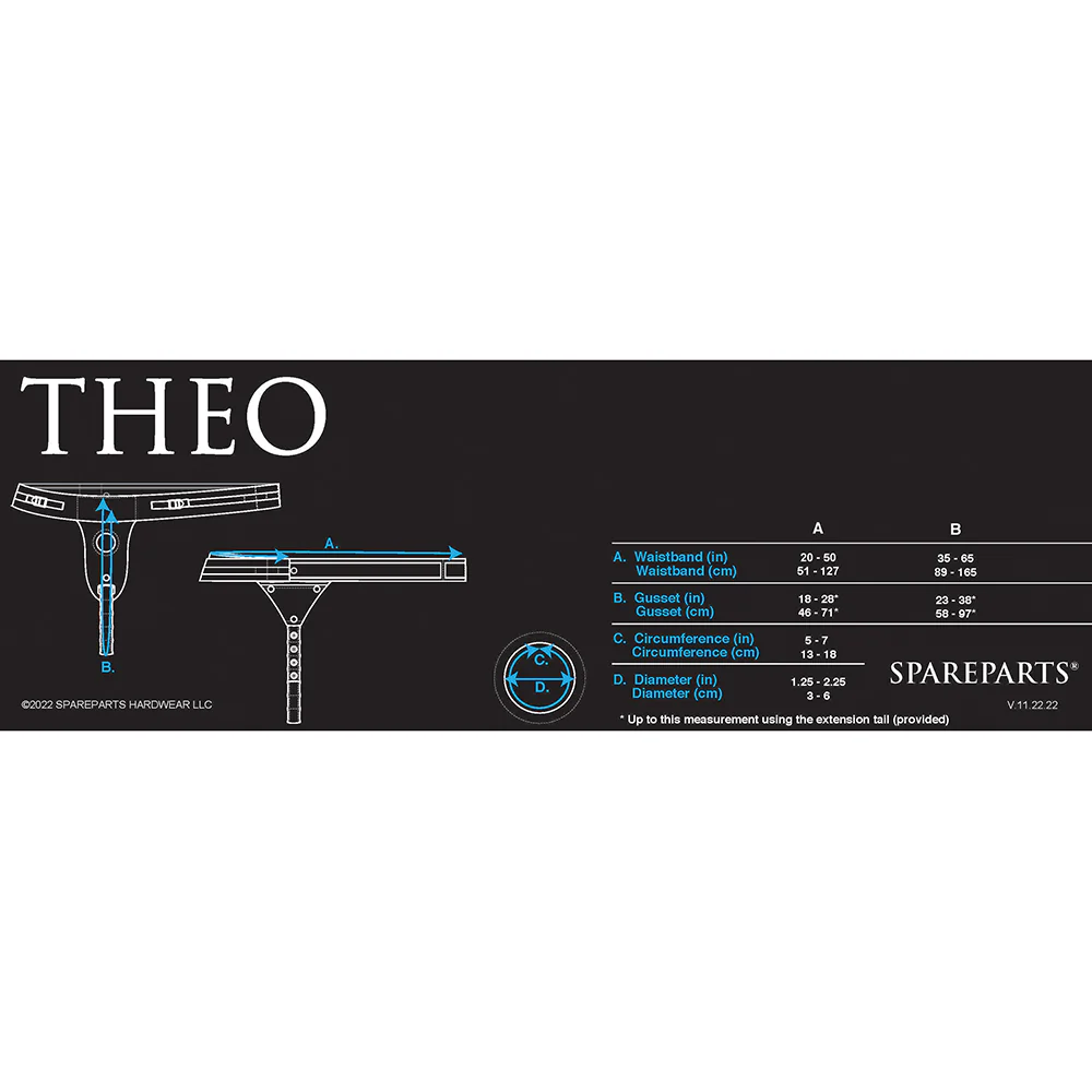 SpareParts Theo Single Strap Harness Black Size A - Image 8
