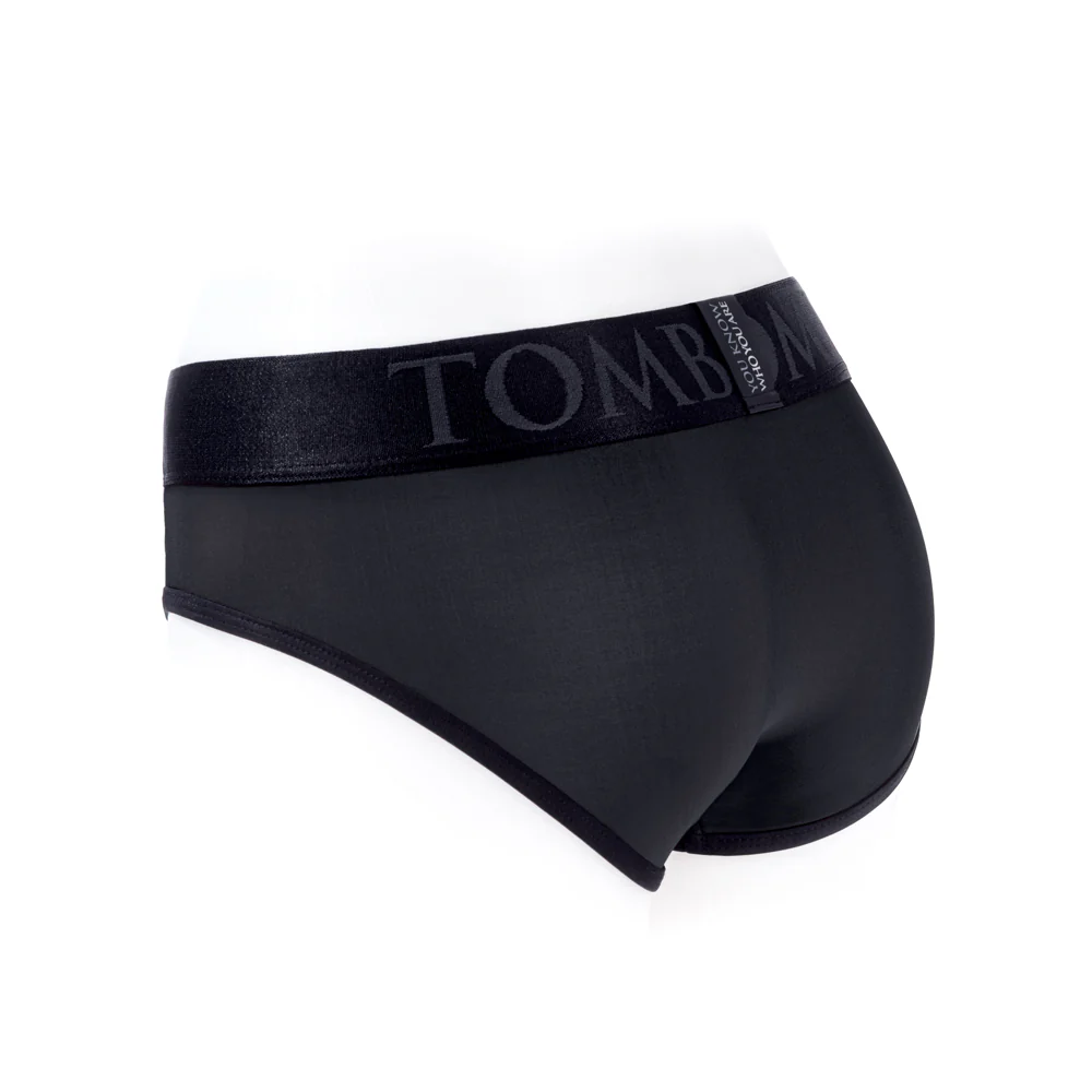 SpareParts Tomboi Cover Brief Style Underwear Harness Nylon Black/Black 3XL - Image 8